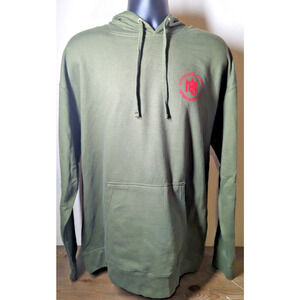 LOM "Lives Over Money" and "Upgrade History" Brown Hoodie Size XL